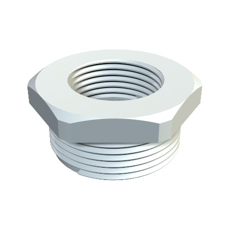 107 R PG21-11 PA - 107 R PG21-11 PA 2030764 OBO BETTERMANN Reduction , PG21-PG11, Light grey, 7035, Polyamide, PA