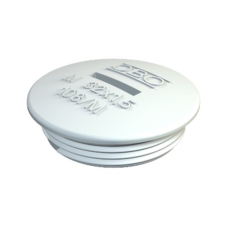 108 M25 PS - 108 M25 PS 2033016 OBO BETTERMANN Filler plug , M25, Light grey, 7035, Polystyrene, PS