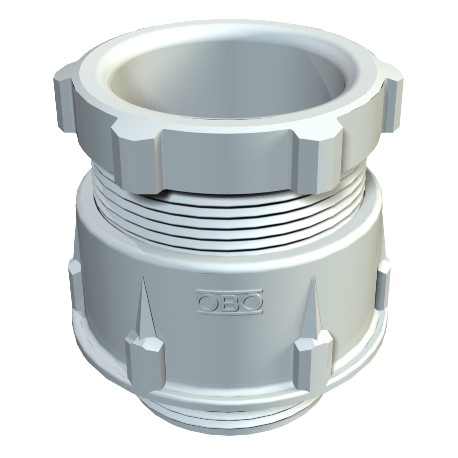 106 M 63 PS - 106 M 63 PS 2035383 OBO BETTERMANN Cable gland , M63, Light grey, 7035, Polystyrene, PS
