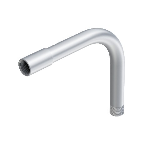 SBM16W ALU - SBM16W ALU 2046042 OBO BETTERMANN Aluminium pipe bend with thread, M16x1,5, Aluminium, Alu
