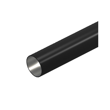 S40W SW - S40W SW 2046569 OBO BETTERMANN Plug-in steel pipe , Ø40, 3000mm, Black, Painted, Steel, St