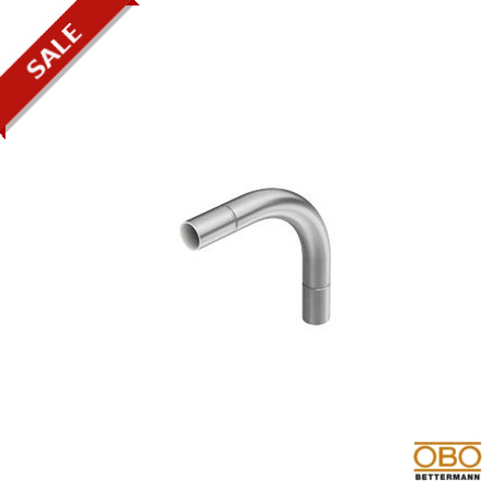 SB16W FT - SB16W FT 2046604 OBO BETTERMANN 90° plug-in steel bend , Ø16mm, Hot-dip galvanised, DIN EN ISO 1461, Steel, ..