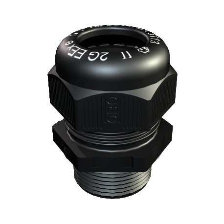 VTEC EX M40 SW - VTEC EX M40 SW 2050366 OBO BETTERMANN Cable gland, EX area , M40, Black, Polyamide, PA