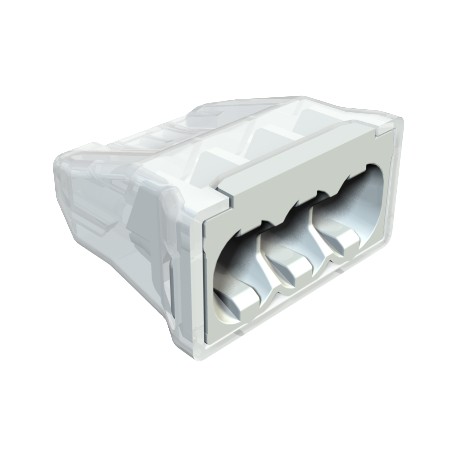 61 325 LGR - 61 325 LGR 2054485 OBO BETTERMANN Plug-in terminal screwless terminal, 3x2,5mm2, Light grey, 7035, Polyamide..