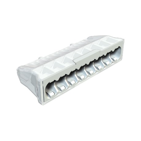 61 825 LGR - 61 825 LGR 2054523 OBO BETTERMANN Plug-in terminal screwless terminal, 8x2,5mm2, Light grey, 7035, Polyamide..