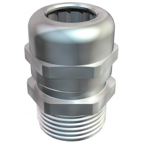 V-TEC VM LM32 MS - V-TEC VM LM32 MS 2086135 OBO BETTERMANN Cable gland with long connection thread, M32, Nickel-plated, Brass, ..