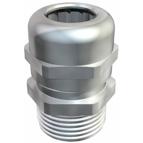 V-TEC VM LM63 MS - V-TEC VM LM63 MS 2086153 OBO BETTERMANN Cable gland with long connection thread, M63, Nickel-plated, Brass, ..