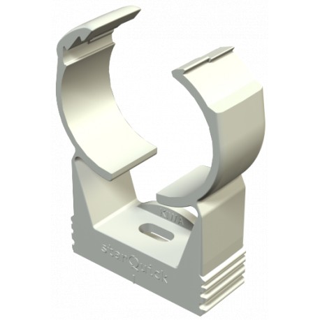 SQ-28 LGR - SQ-28 LGR 2146215 OBO BETTERMANN starQuick clip , 27,5-32mm, Light grey, 7035, Polyamide, PA