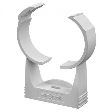SQ-47 LGR - SQ-47 LGR 2146363 OBO BETTERMANN starQuick clip , 44-50mm, Light grey, 7035, Polyamide, PA