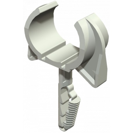 1975 16-19 - 1975 16-19 2148048 OBO BETTERMANN Snap clip , 16-19mm, Light grey, 7035, Polyamide, PA