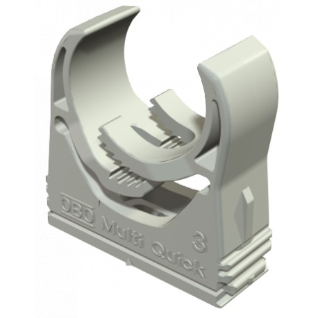 M-Quick 15-19LGR - M-Quick 15-19LGR 2153106 OBO BETTERMANN Multi-Quick clip , 15-19mm, Light grey, 7035, Polyamide, PA