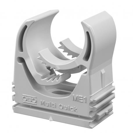 M-Quick M20 LGR - M-Quick M20 LGR 2153718 OBO BETTERMANN Multi-Quick clip , 16-20mm, Light grey, 7035, Polyamide, PA