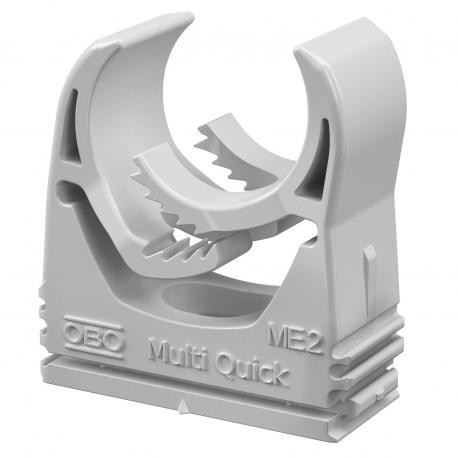 M-Quick M25 LGR - M-Quick M25 LGR 2153726 OBO BETTERMANN Multi-Quick clip , 20-25mm, Light grey, 7035, Polyamide, PA