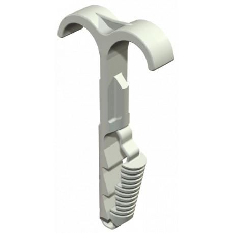 1974 2X12-25 - 1974 2X12-25 2197863 OBO BETTERMANN Plug-in clip double, 12-25mm, Light grey, 7035, Polyamide, PA