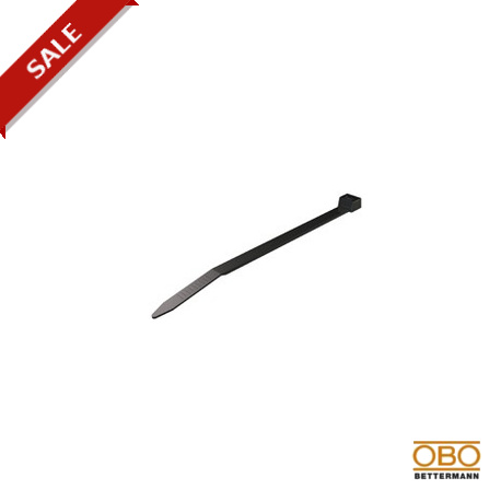 555 4.8x200 WS - 555 4.8x200 WS 2332337 OBO BETTERMANN Cable tie , 4,8x200mm, White, Polyamide, PA