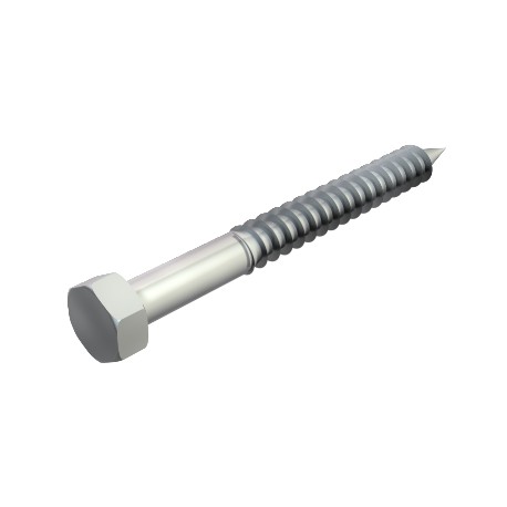 HHWS 6x60 G - 12400 6x60 G 3188078 OBO BETTERMANN Hex-head wood screw , 6x60mm, Electrogalvanised, DIN 50961, Steel, St