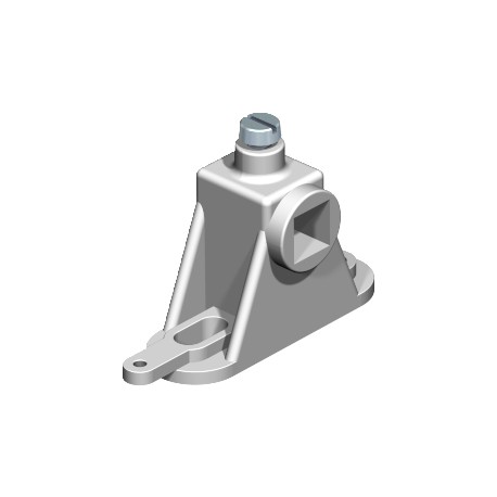 1801 SCH - 1801 SCH 5015715 OBO BETTERMANN Rail stand potential equalisation rail, Grey, Polystyrene, PS