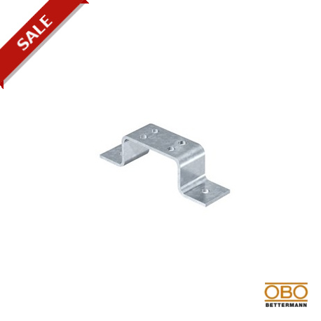 1805 2 FT - 1805 2 FT 5016029 OBO BETTERMANN Earth connection block for 2 connection cables, 50x5mm, Hot-dip galvanised,..