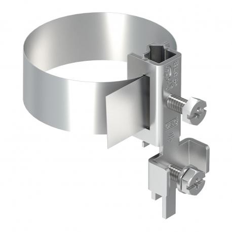 927 2 6-K - 927 2 6-K 5057599 OBO BETTERMANN Strip earthing clip , 3/8-4", Stainless steel, grade 304, VA, 1.4301