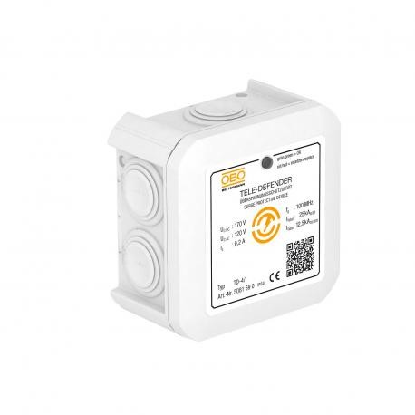TD-4/I - TD-4/I 5081690 OBO BETTERMANN Surge protection device for TK systems, White, Plastic