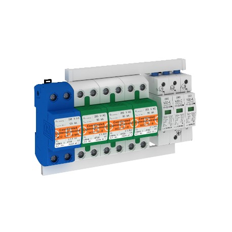 PS4-B+C TT+TNS - PS4-B+C TT+TNS 5089761 OBO BETTERMANN Protection set 4-pole design, 255V,