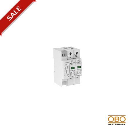 V20-C 2PHFS-600 - V20-C 2PHFS-600 5094572 OBO BETTERMANN SurgeController V20 2-pole for PV systems with FS, 600V DC,