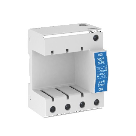 MB25-3+NPE - MB25-3+NPE 5096672 OBO BETTERMANN Multibase MB25 3-pole+NPE, Light grey, 7035,