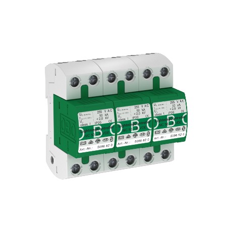 MC 50-B 3 - MC 50-B 3 5096876 OBO BETTERMANN LightningController set for TN-C networks, 255V,
