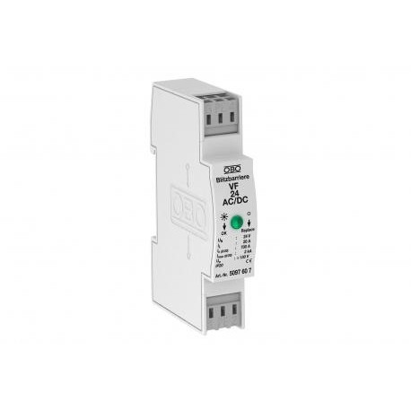 VF24-AC/DC - VF24-AC/DC 5097607 OBO BETTERMANN Lightning barrier for AC and DC, 24V AC,