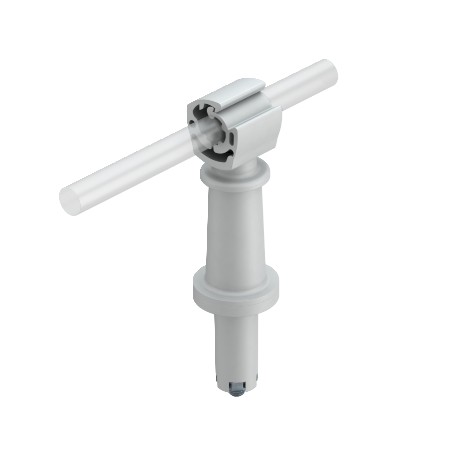 133 NB - 133 NB 5202213 OBO BETTERMANN Roof conductor holder , 47mm, Grey, Polyamide, PA