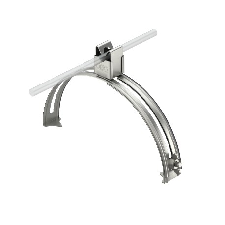 132 VA - 132 VA 5202833 OBO BETTERMANN Roof conductor holder for ridge tiles, 8mm, Stainless steel, grade 304, VA, 1...