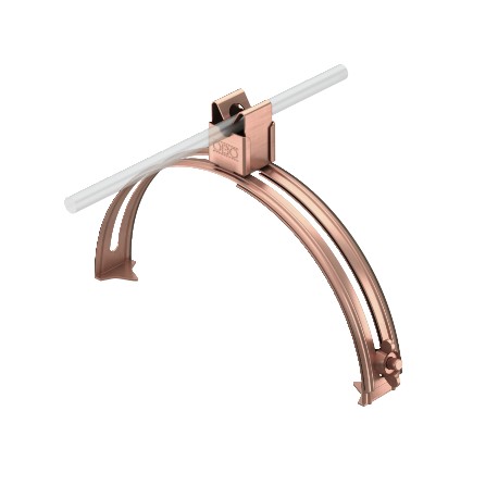 132 CU - 132 CU 5202868 OBO BETTERMANN Roof conductor holder for ridge tiles, 8mm, Copper, Cu