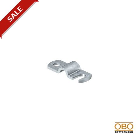 156 8-10 - 156 8-10 5228026 OBO BETTERMANN Crossbar with open long. hole, 56mm, Hot-dip galvanised, DIN EN ISO 1461, St..