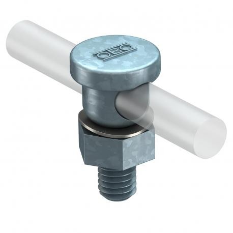 5000 - 5000 5304008 OBO BETTERMANN Connection terminal for round cable, 8-10mm, Hot-dip galvanised, DIN 267, Teil 1..