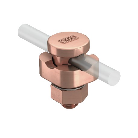 5001 ZN-CU - 5001 ZN-CU 5304113 OBO BETTERMANN Connection terminal for round cable, Copper-plated, Die-cast zinc, Zn