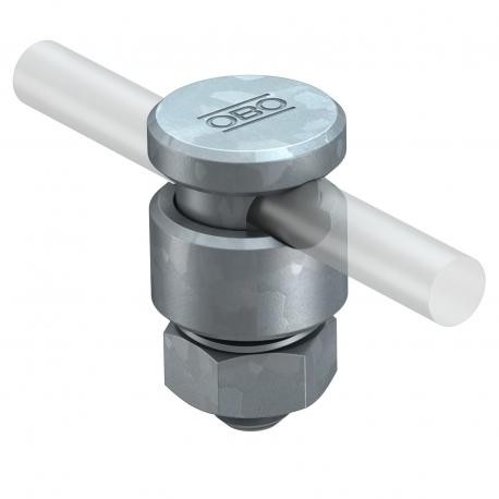 5001 N-FT - 5001 N-FT 5304164 OBO BETTERMANN Connection terminal for round cable, 8-10mm, Hot-dip galvanised, DIN EN ISO..