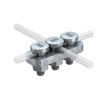 5003 - 5003 5304318 OBO BETTERMANN Connection terminal for three round cables, Hot-dip galvanised, DIN EN ISO 1461,..