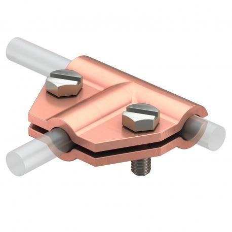 245 8-10 CU - 245 8-10 CU 5311152 OBO BETTERMANN T-connector , 8-10mm, Copper, Cu