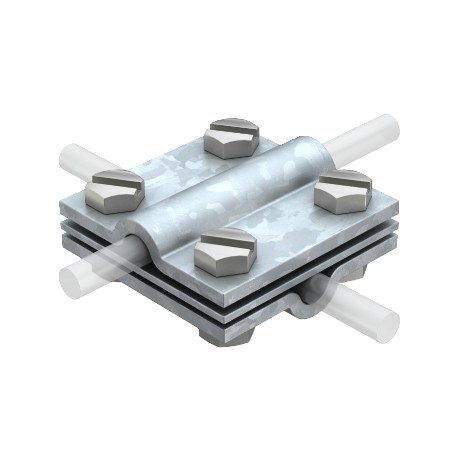 252 8-10 FT - 252 8-10 FT 5312310 OBO BETTERMANN Cross-connectors , 8-10mm, Hot-dip galvanised, DIN EN ISO 1461, Steel, St