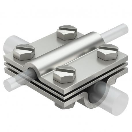 252 8-10x16 V4A - 252 8-10x16 V4A 5312346 OBO BETTERMANN Cross-connectors , 8-10mm, Stainless steel, grade 316 Ti, VA, 1.4571