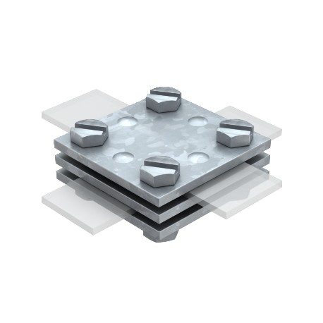 256 DIN 30 FT - 256 DIN 30 FT 5314615 OBO BETTERMANN Cross-connectors , 30mm, Hot-dip galvanised, DIN EN ISO 1461, Steel, St