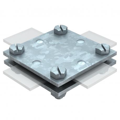 256 A-DIN 30 FT - 256 A-DIN 30 FT 5314658 OBO BETTERMANN Cross-connectors no separator plate, 30mm, Hot-dip galvanised, DIN EN..