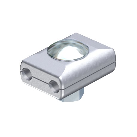 260 8 - 260 8 5315700 OBO BETTERMANN Parallel connector , 8x8mm, Electrogalvanised, DIN 50961, Die-cast zinc, Zn