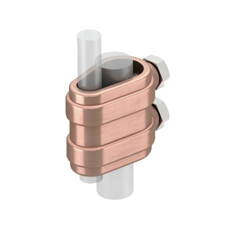 223 O DIN MS - 223 O DIN MS 5335167 OBO BETTERMANN Separating piece open, 8-10mmx16, Copper-plated, Die-cast zinc, Zn