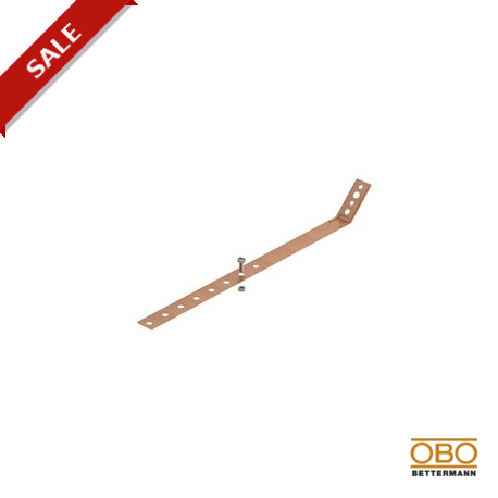 301 V-CU - 301 V-CU 5350883 OBO BETTERMANN Downspout clip adjustable, 420mm, Copper, Cu