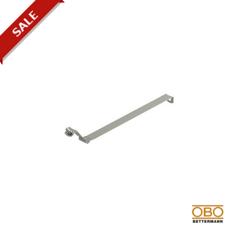301 S-VA-100 - 301 S-VA-100 5351251 OBO BETTERMANN Downspout clip with beading, 100mm, Stainless steel, grade 304, VA, 1.43..