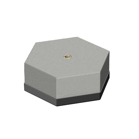 101 ST - 101 ST 5402891 OBO BETTERMANN Adjustable floor feet for interception rods + thread, M16,