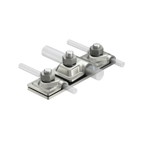 isCon AP2-16 VA - isCon AP2-16 VA 5408028 OBO BETTERMANN Connection plate for two isCon cables, 16x8-10mm, Stainless steel, gr..