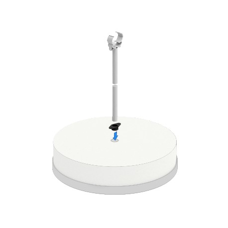 isCon DH - isCon DH 5408043 OBO BETTERMANN Spacer for FangFix system, 1000mm, Light grey, Fibre-glass-reinforced plasti..