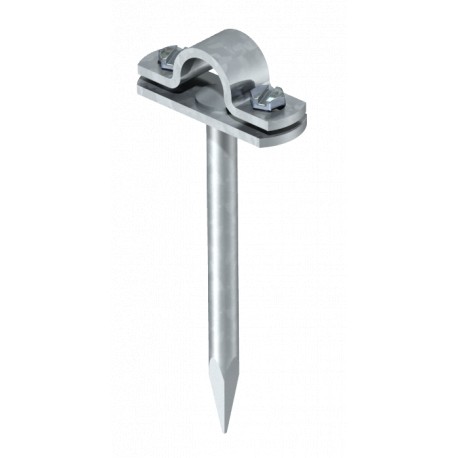 112 DIN-100 - 112 DIN-100 5410096 OBO BETTERMANN Rod holder , 16mm, Hot-dip galvanised, DIN 267, Teil 10, Steel, St